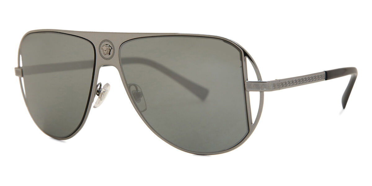 Versace VE2212 10016G Pilot Gunmetal Sunglasses | SmartBuyGlasses