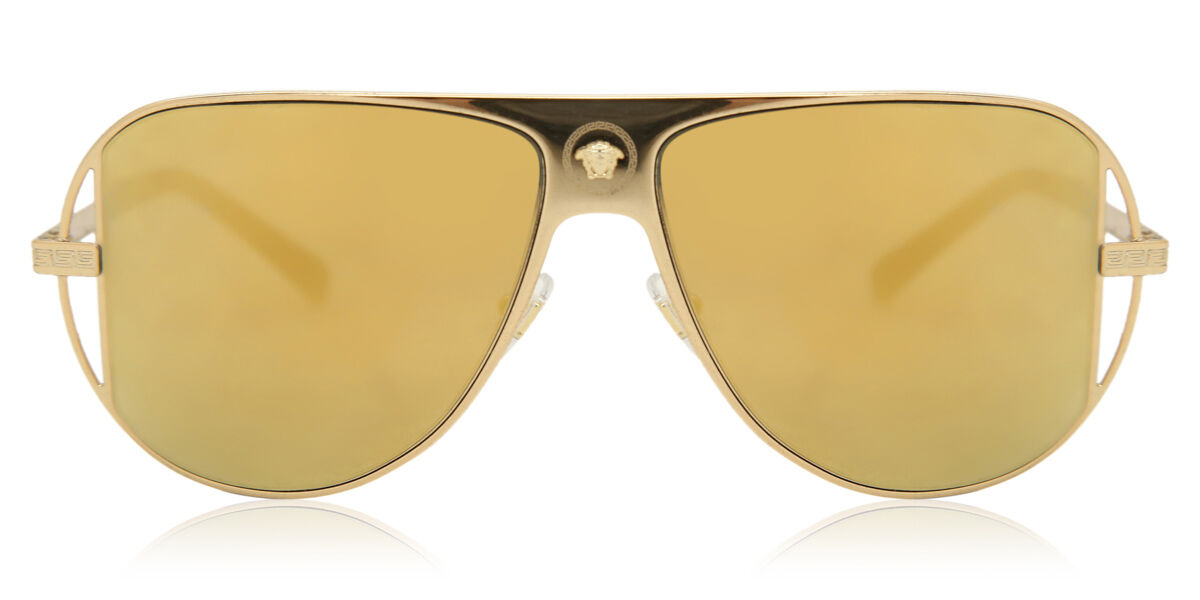 Versace VE2212 10016G Pilot Gunmetal Sunglasses | SmartBuyGlasses