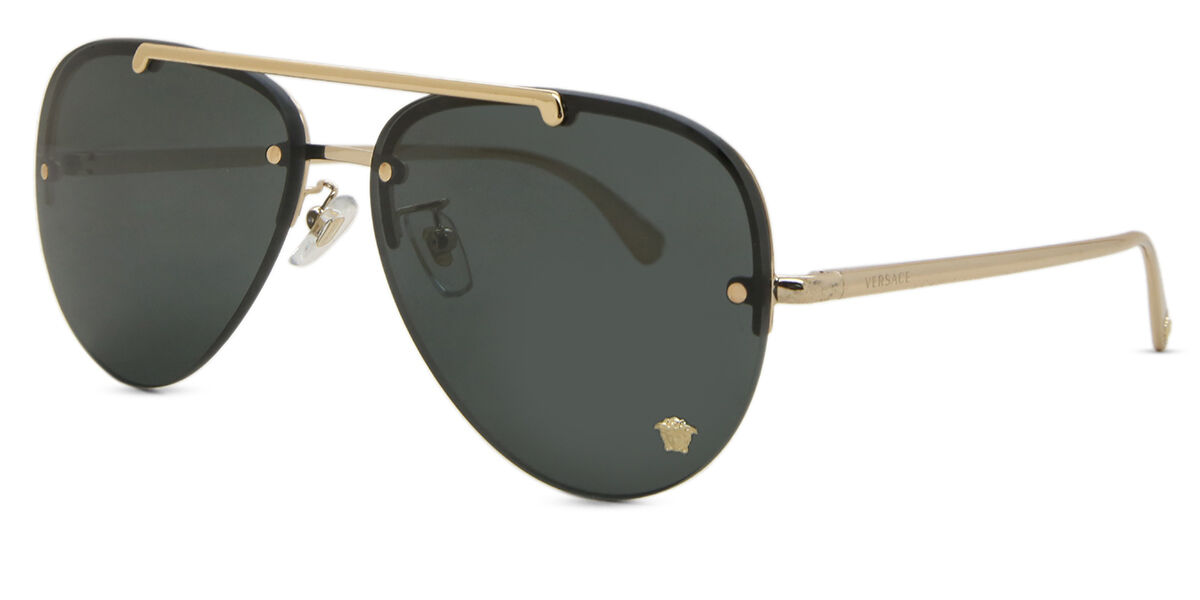 Versace VE2231 100287 Pilot Gold Sunglasses | SmartBuyGlasses Canada