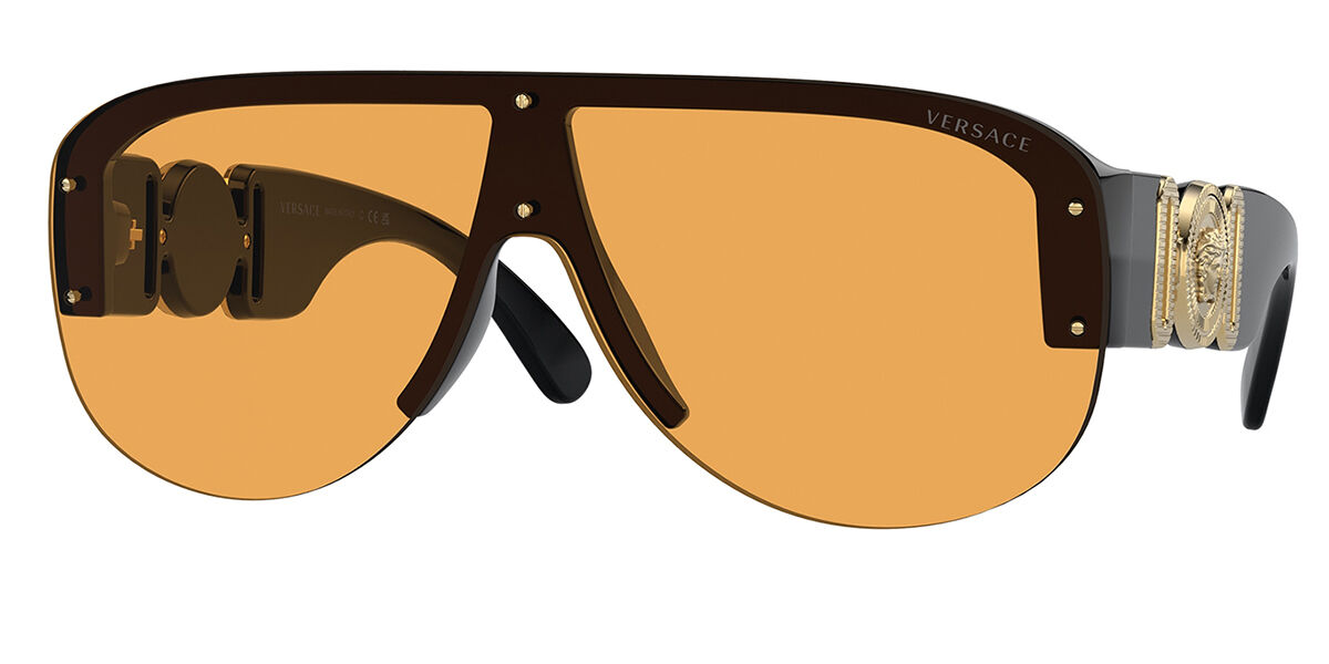 Versace VE4391 GB1/7 Single Lens Black Sunglasses