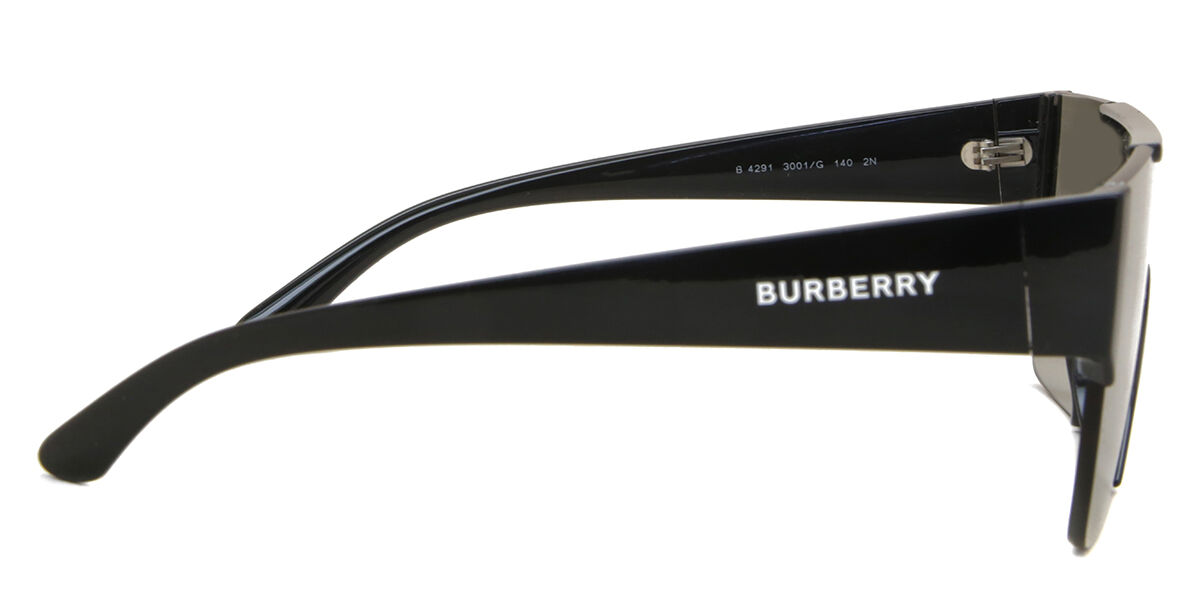 Burberry BE4291 3001/G Single Lens Black Sunglasses