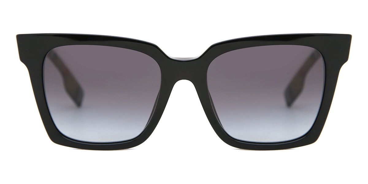Burberry BE4335 MAPLE 39298G Square Black Sunglasses