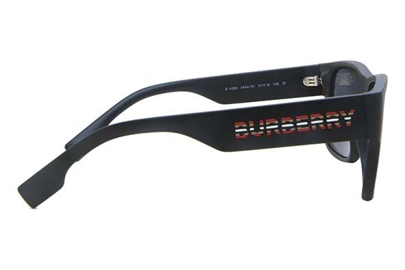 Burberry BE4358 KNIGHT Polarized 346481 Square Black Sunglasses