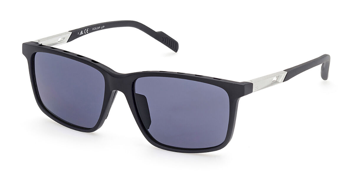 SP0050 02A Rectangle Matte Black Sunglasses | SmartBuyGlasses Canada