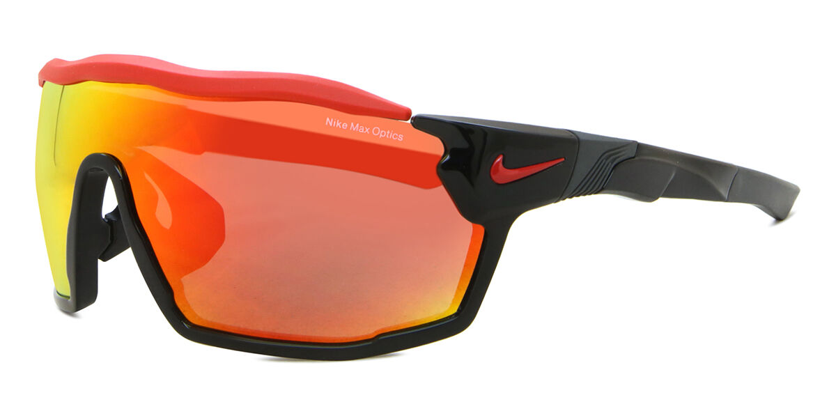 Nike SHOW X RUSH M DZ7370 010 Single Lens Black Sunglasses