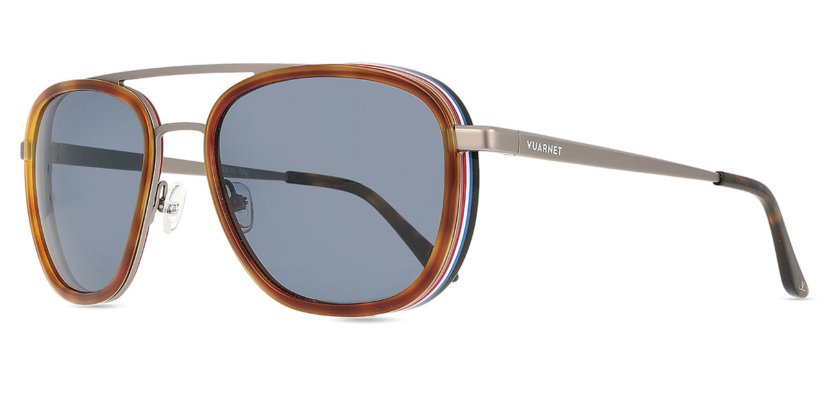 Vuarnet VL2107 EDGE LARGE Polarized 0004 0622 Pilot Tortoise