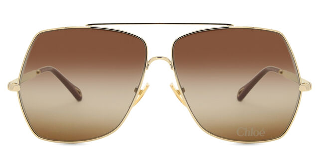 Chloé CH0278S 001 Pilot Gold Sunglasses | SmartBuyGlasses Canada display picture 2