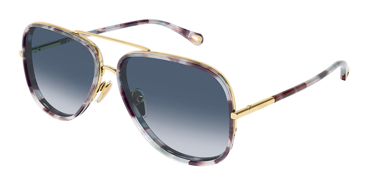 chlo Chloé CH0278S 001 Pilot Gold Sunglasses | SmartBuyGlasses Canada