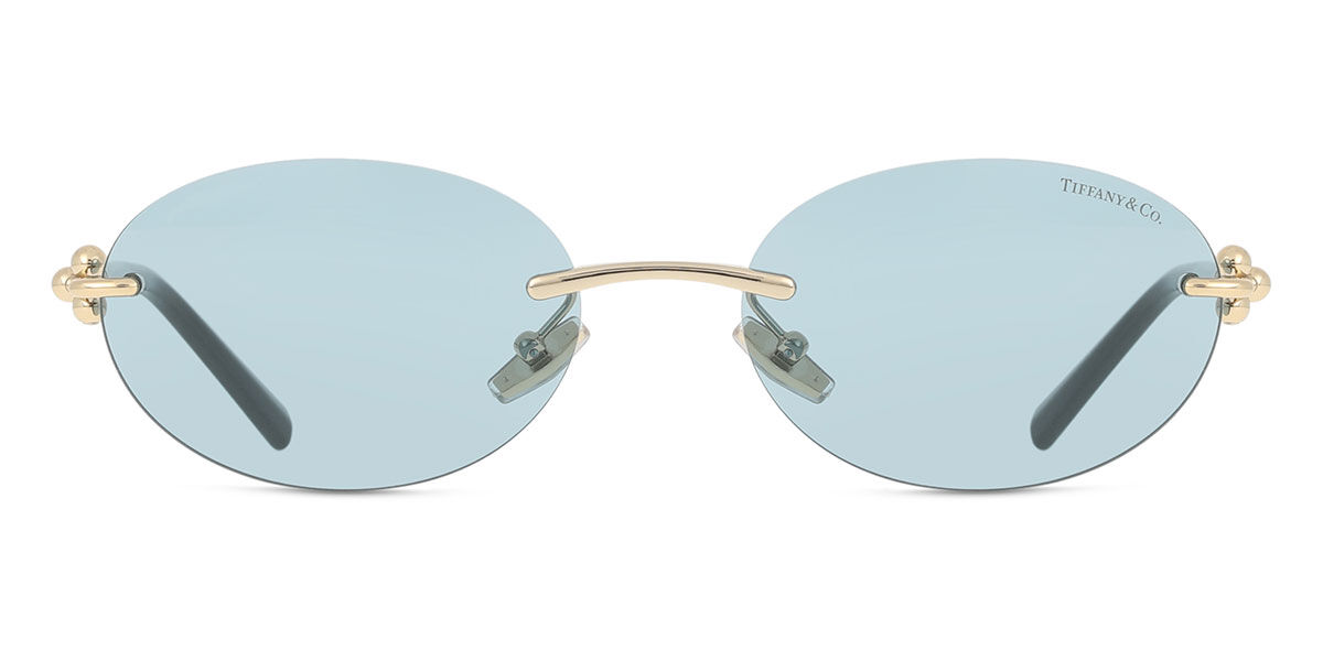 Tiffany & Co. Rimless Sunglasses – 100% UV Protection & Free