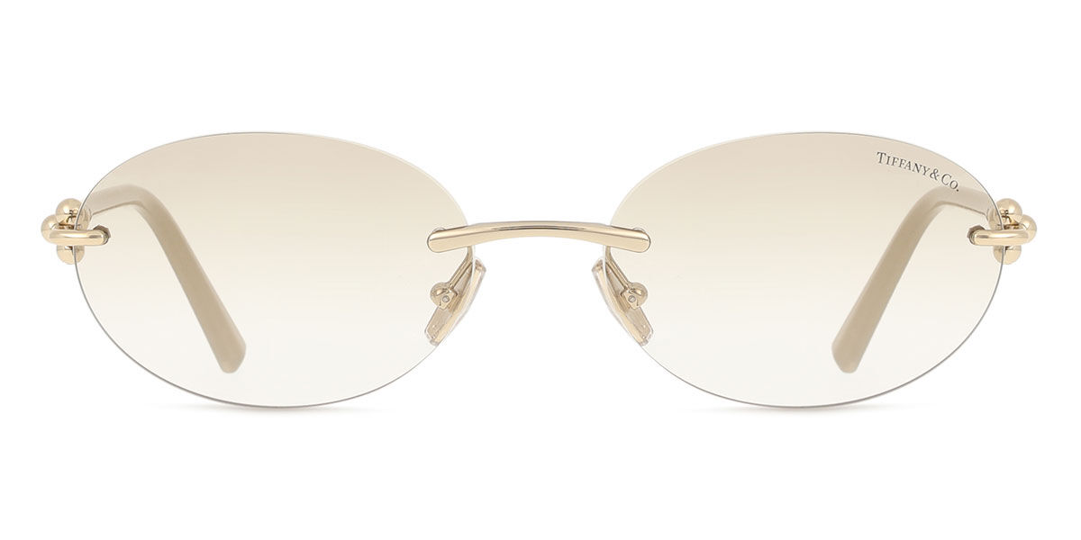 Tiffany & Co. TF3104D Asian Fit 617811 Oval Gold Sunglasses