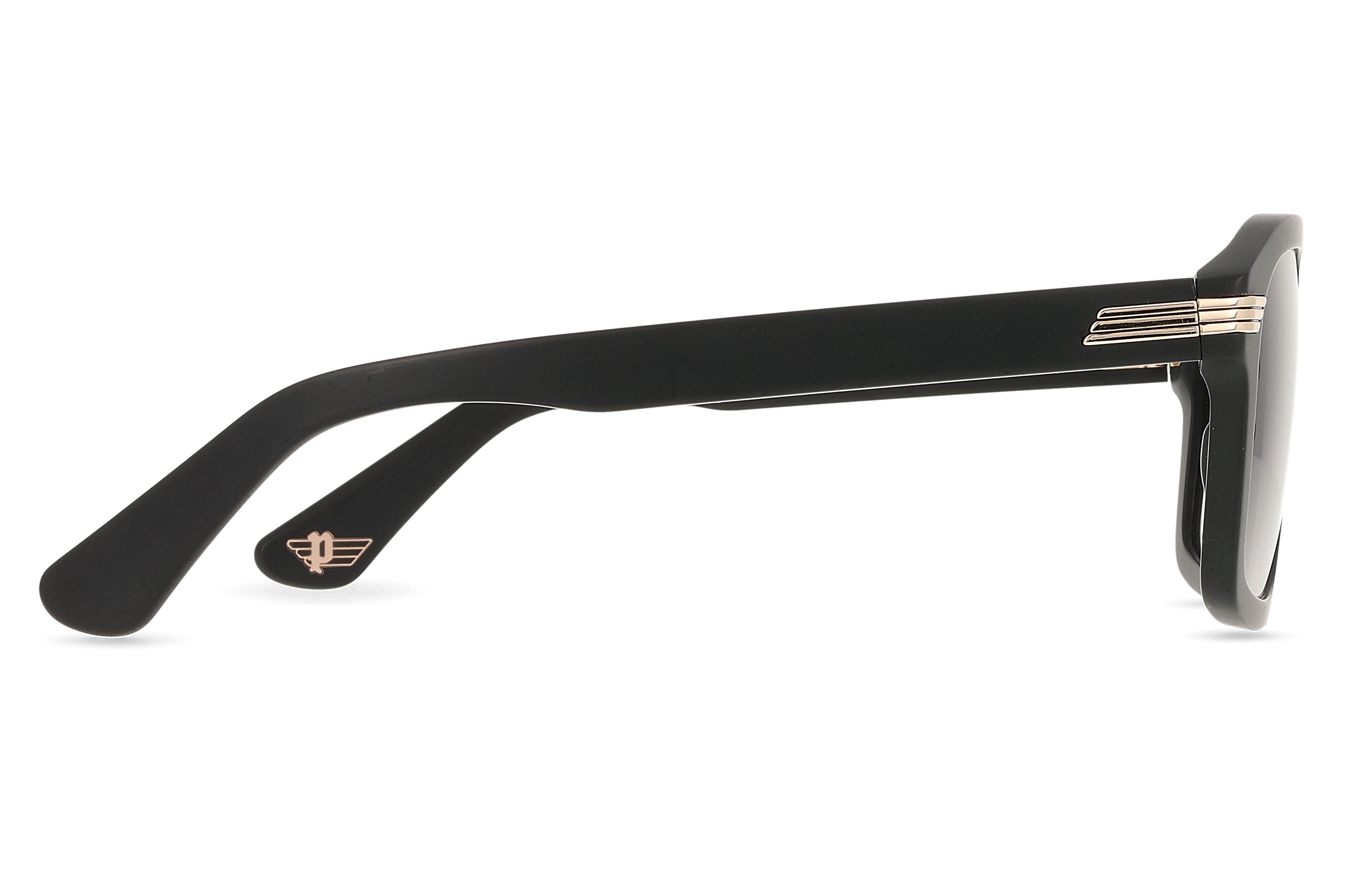 Police SPLP28 FORTY 1 0703 Pilot Sandblast/Matte Black/Gold