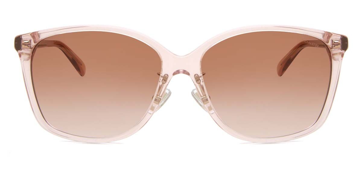 Coach HC8361F CH617 Asian Fit 566813 Square Transparent Pink