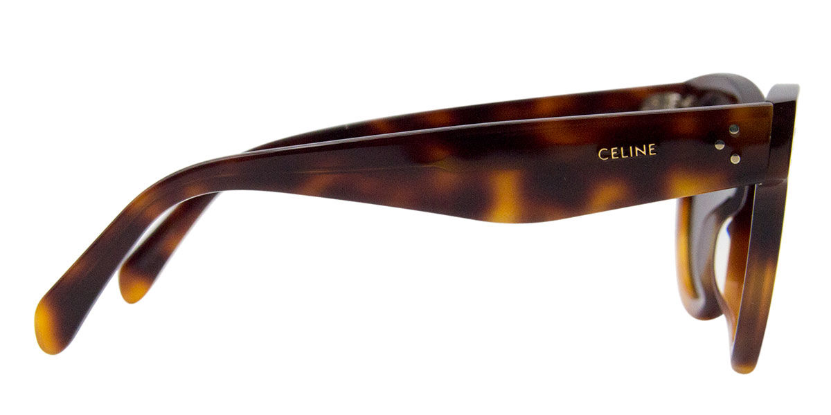 Celine CL4003IN 53A Square Blonde Havana Sunglasses