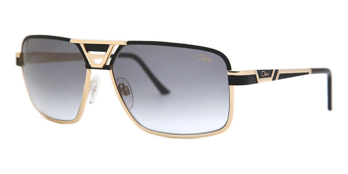 Cazal 9071 001 Pilot Black Gold Sunglasses | SmartBuyGlasses Canada