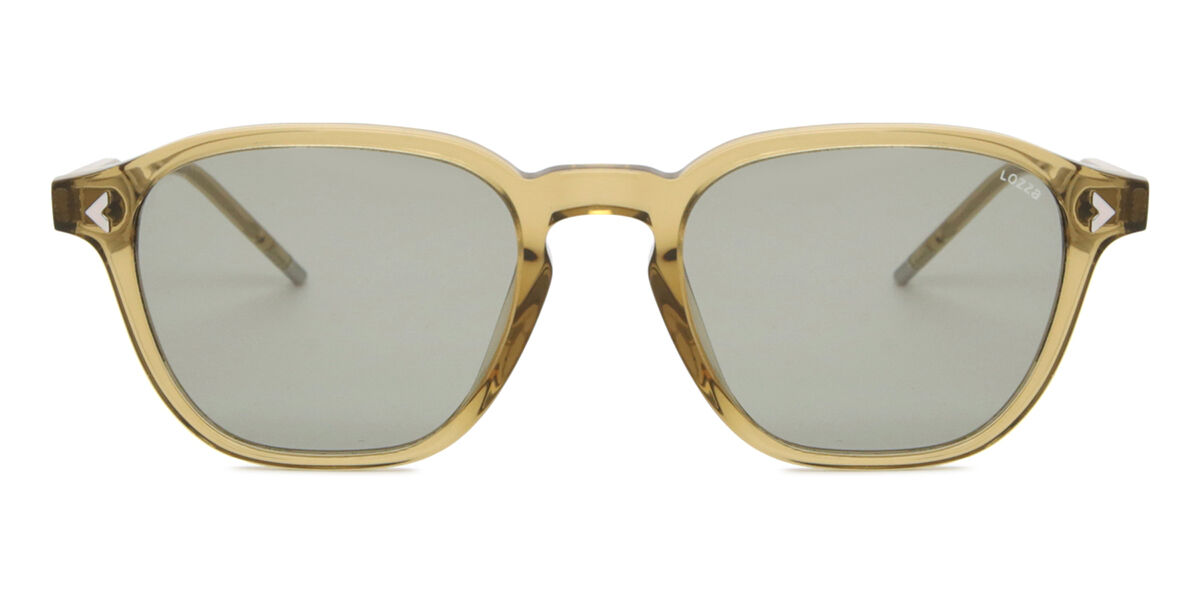 Lozza SL4313 Sorrento 6 0B86 Oval Transparent Green Sunglasses