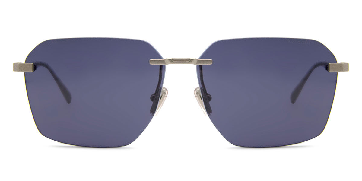 Bvlgari BV40029U 17V Rectangle Silver Sunglasses | SmartBuyGlasses