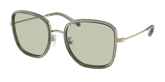 Tory Burch TY6101 Asian Fit 336373 Square Tortoise on Gold  display picture 1