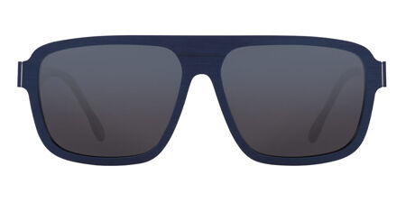 Lunettes De Soleil Ic! Berlin Justin H, Noir/gris/rose, Homme/femme, Avec Rayures Légères
