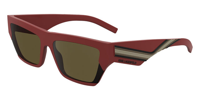 Karl Lagerfeld KL6163S 600 Cat Eye Shiny Red Sunglasses  display picture 3