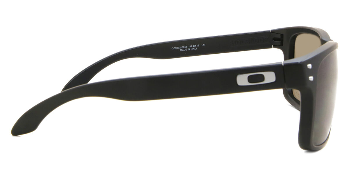 Oakley OO9102 HOLBROOK 9102E8 Square Matte Black Sunglasses