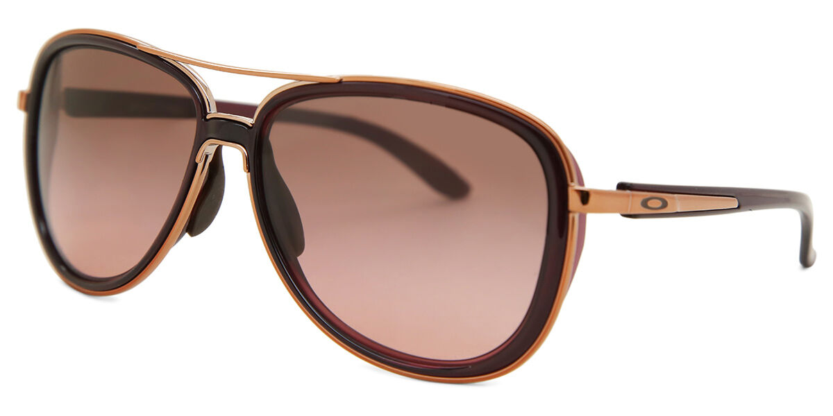 Oakley OO4129 SPLIT TIME 412902 Pilot Transparent Raspberry Red
