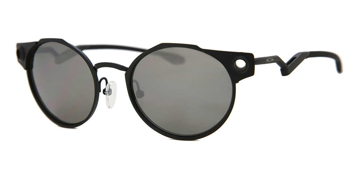 Oakley OO6046 DEADBOLT Polarized 604603 Oval Satin Black