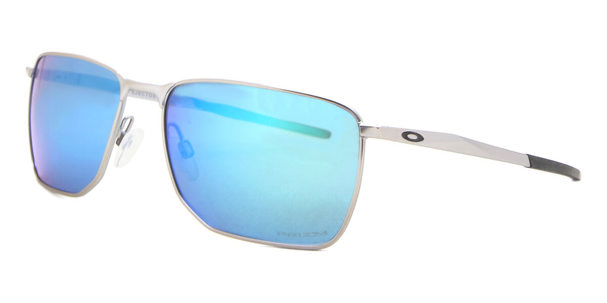 Oakley OO4142 EJECTOR 414204 Rectangle Satin Chrome Silver