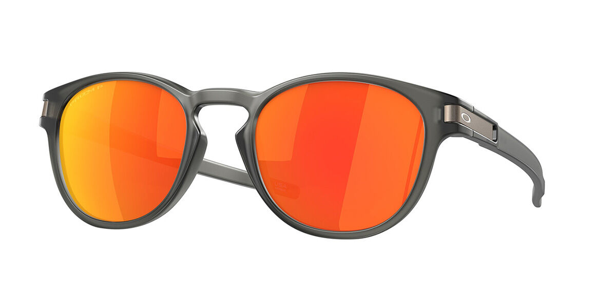 Oakley OO9349 LATCH Asian Fit Polarized 934954 Oval Matte Sepia