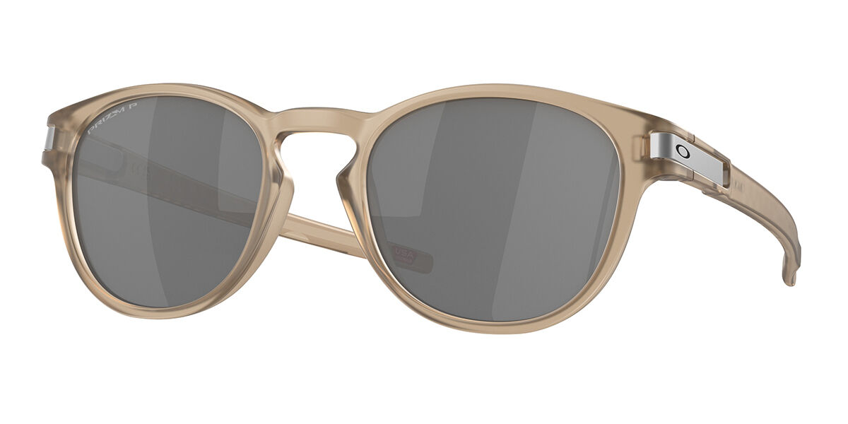 Oakley OO9349 LATCH Asian Fit Polarized 934954 Oval Matte Sepia