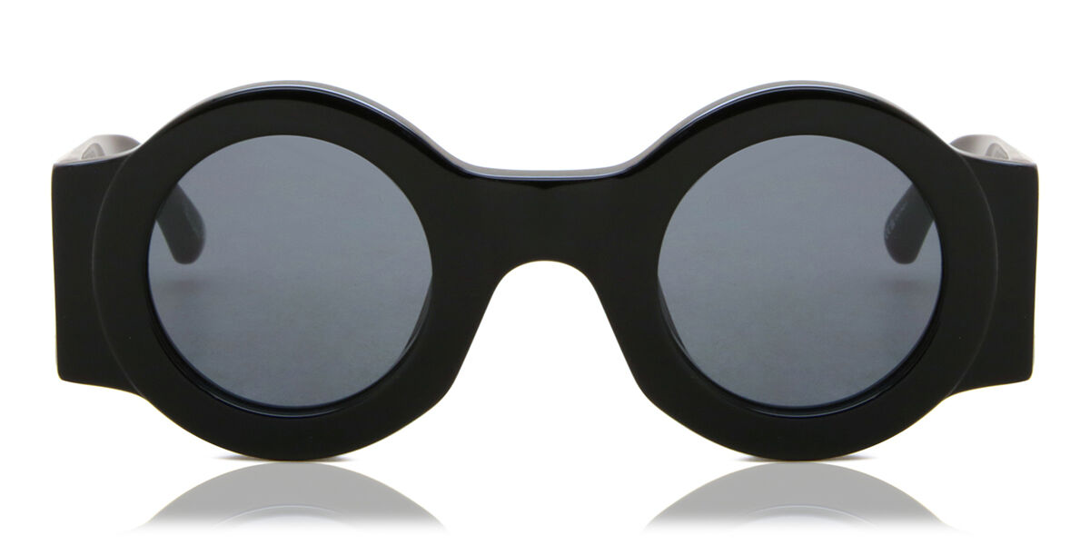 Linda Farrow DRIES VAN NOTEN DVN208 C1 Square Black Sunglasses