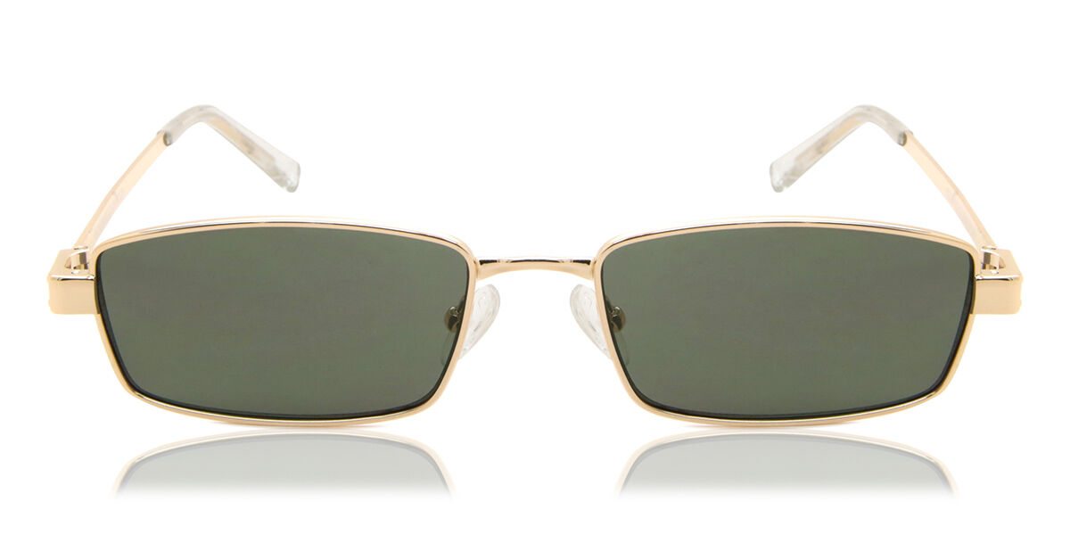 Le Specs Bizarro LSP2352228 Rectangle Bright Gold Sunglasses