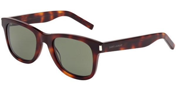 Saint Laurent SL 51 003 Square Tortoiseshell Sunglasses