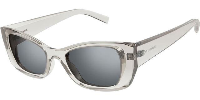 Saint Laurent SL 593 003 Square Clear Sunglasses  display picture 2