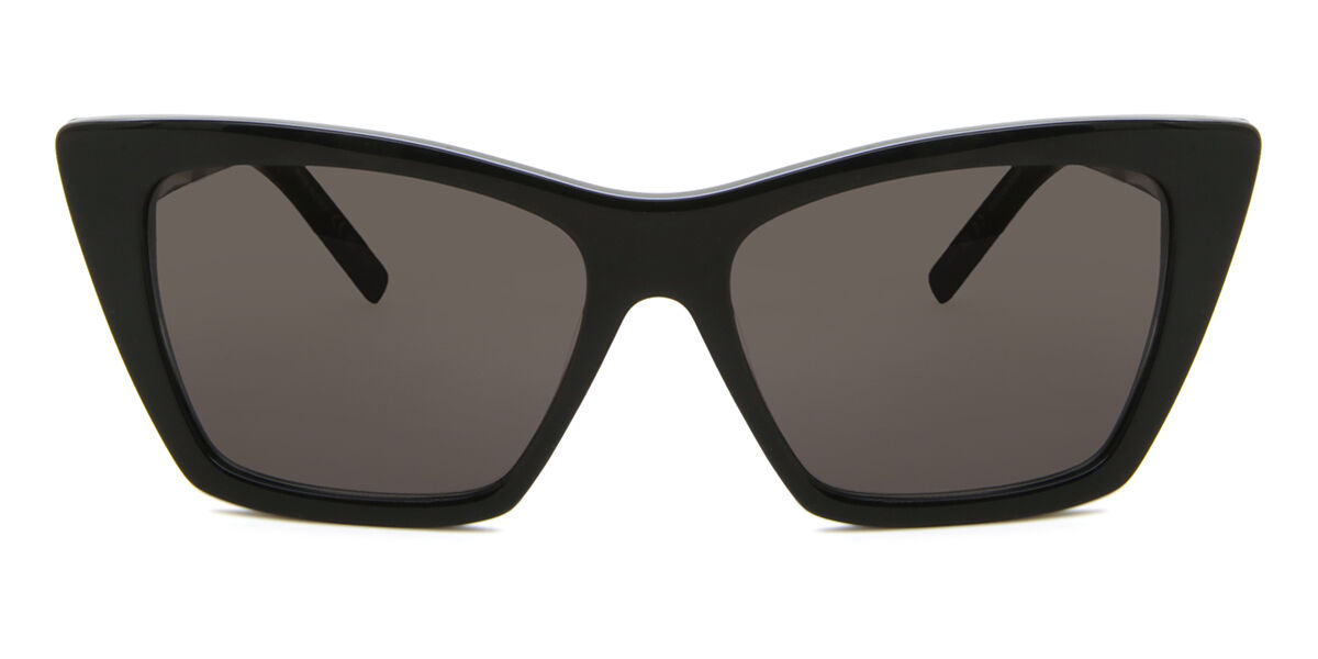 小物 Saint Laurent sunglasses YSL y2k archive Saint Laurent SL 276 MICA 032 Cat Eye Shiny Black Sunglasses