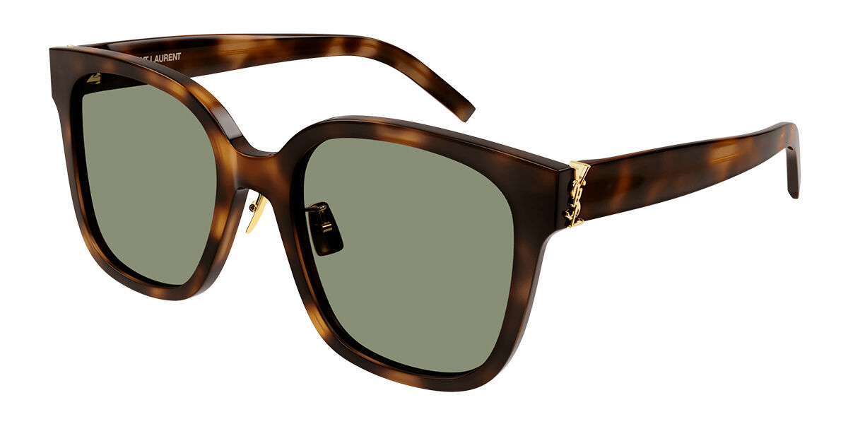 Saint Laurent SL M105/F Asian Fit 003 Square Dark Tortoise