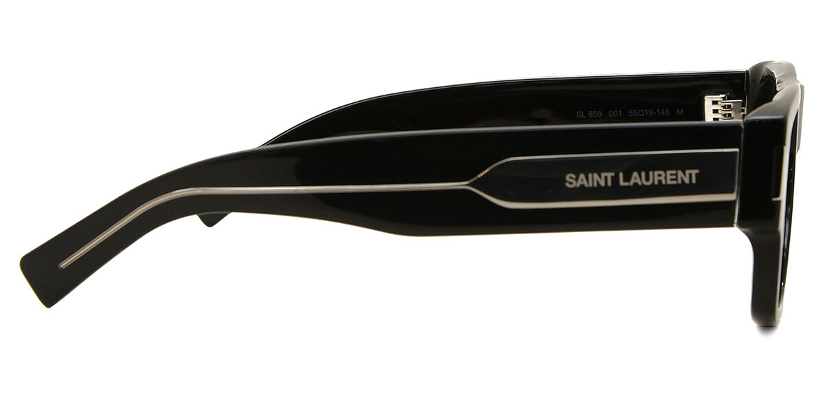 Saint Laurent SL 659 001 Square Black Sunglasses | SmartBuyGlasses
