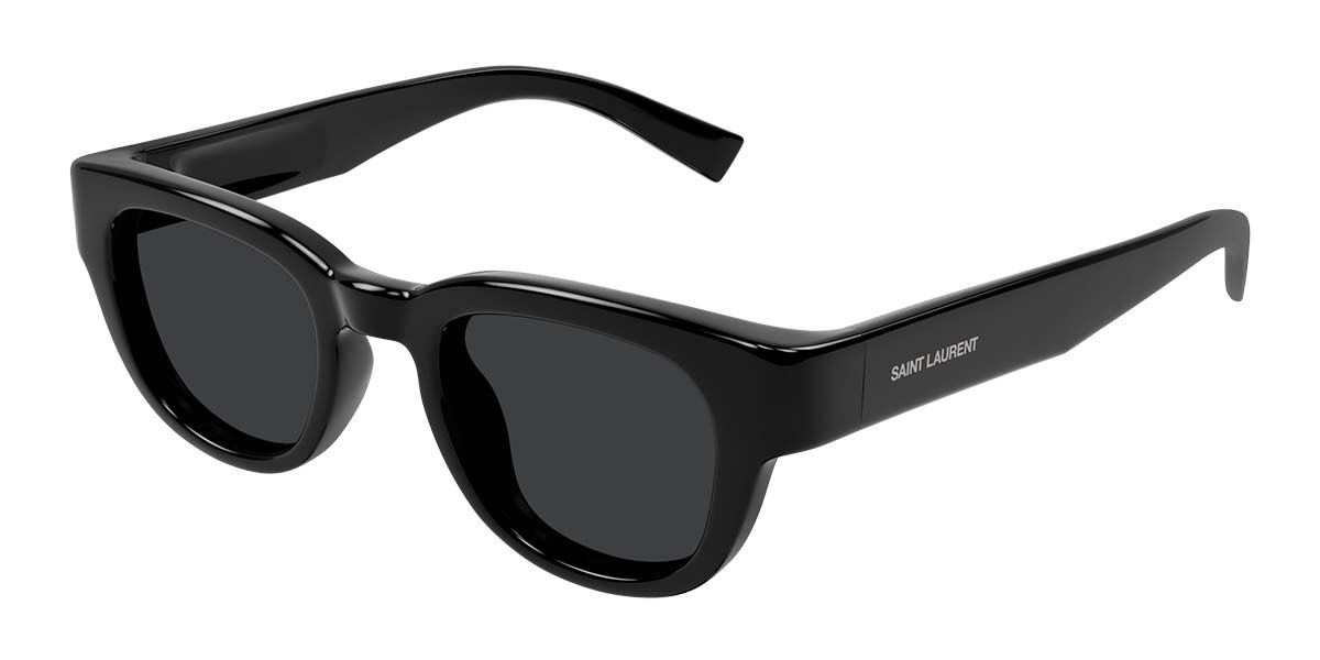 Saint Laurent SL 675 001 Oval Black Sunglasses | SmartBuyGlasses