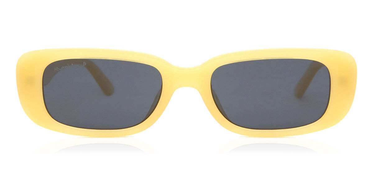 Montana Eyewear MP65 Polarized MP65E Rectangle Yellow Sunglasses