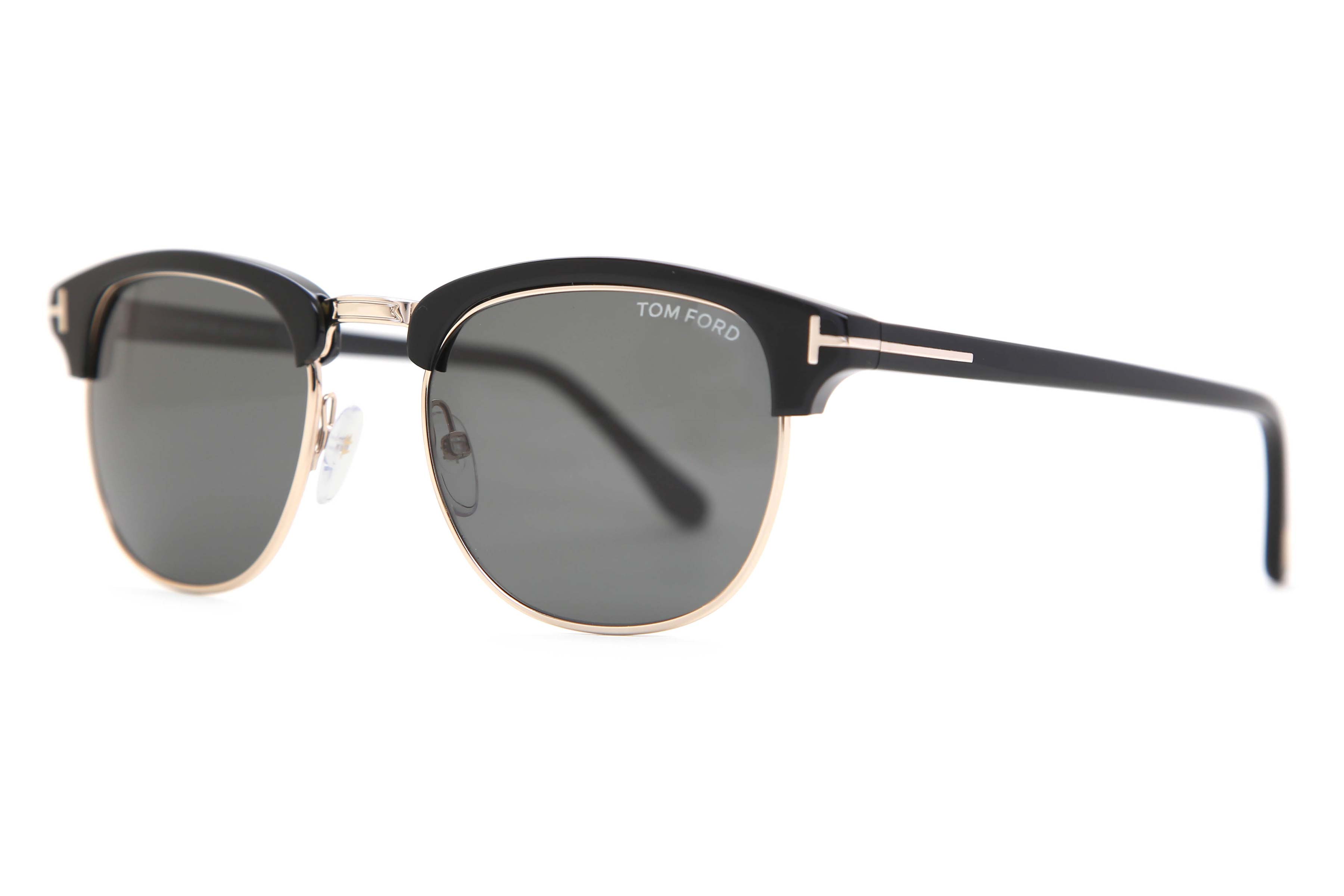 Tom Ford FT0248 HENRY 05N Browline Black Sunglasses