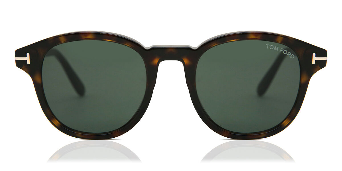 Tom Ford FT0752 JAMESON 52N Square Dark Tortoise Sunglasses