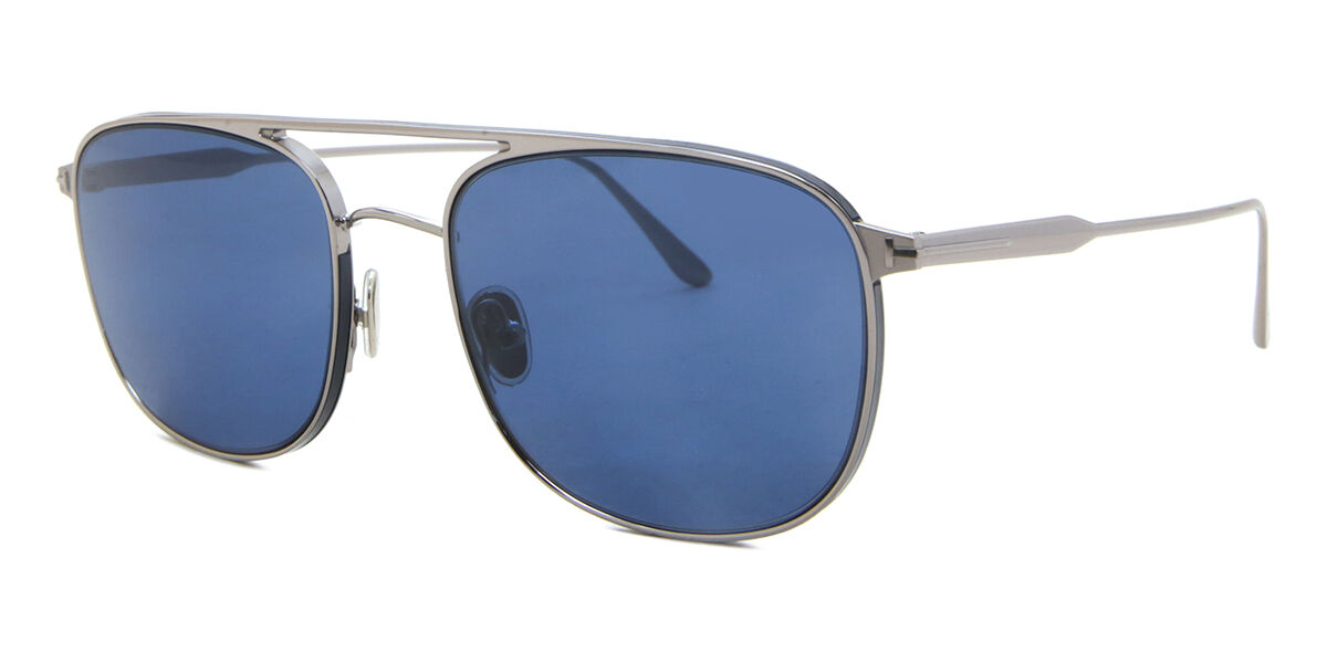 Tom Ford FT0827 JAKE 14V Pilot Shiny Ruthenium Grey Sunglasses