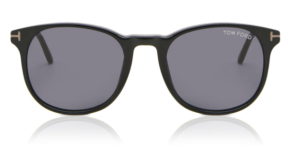Tom Ford FT0858-N ANSEL 01A Square Shiny Black Sunglasses