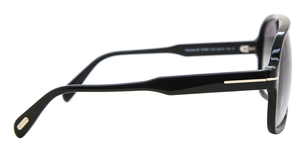 Tom Ford FT0884 FALCONER-02 01B Pilot Shiny Black Sunglasses