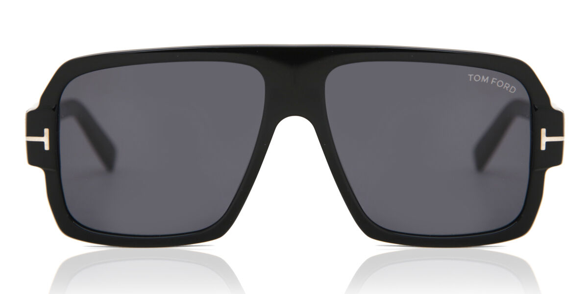 Tom Ford FT0933 CAMDEN 01A Pilot Glossy Black Sunglasses