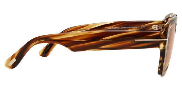 Tom Ford FT1153 REDFORD 55E Pilot Striped Brown Tortoise  display picture 3