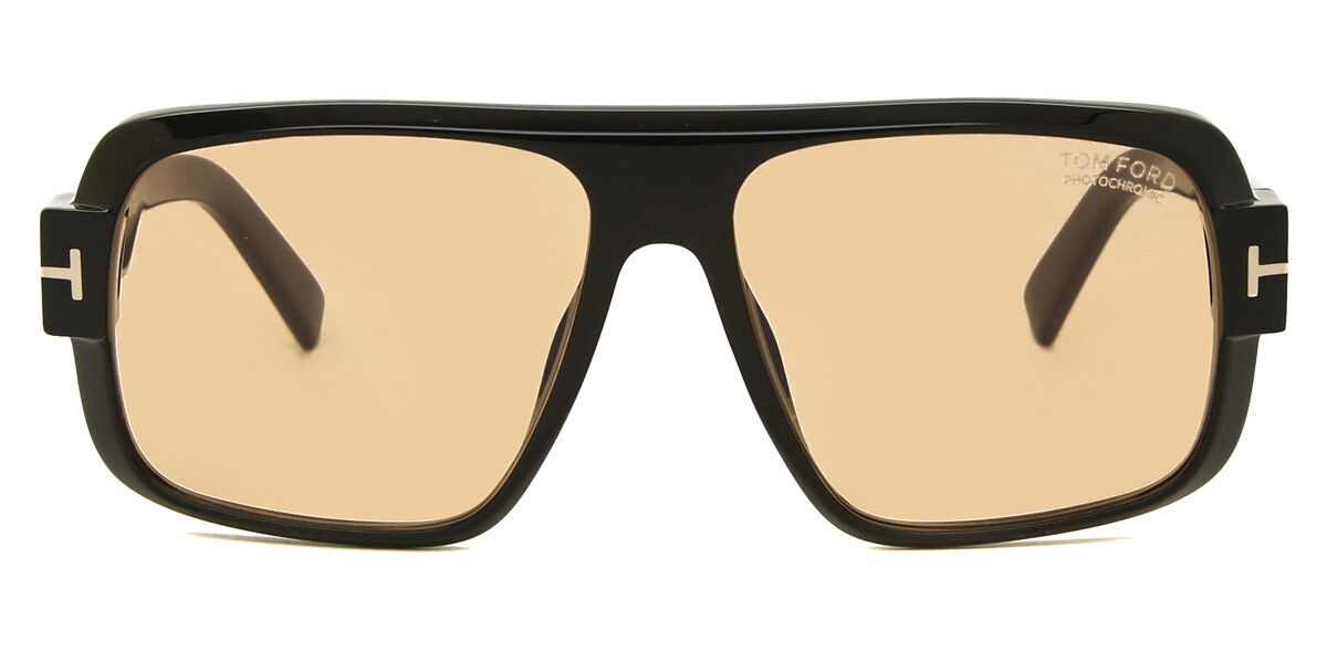 Tom Ford FT1101 TURNER 01E Pilot Shiny Black Sunglasses