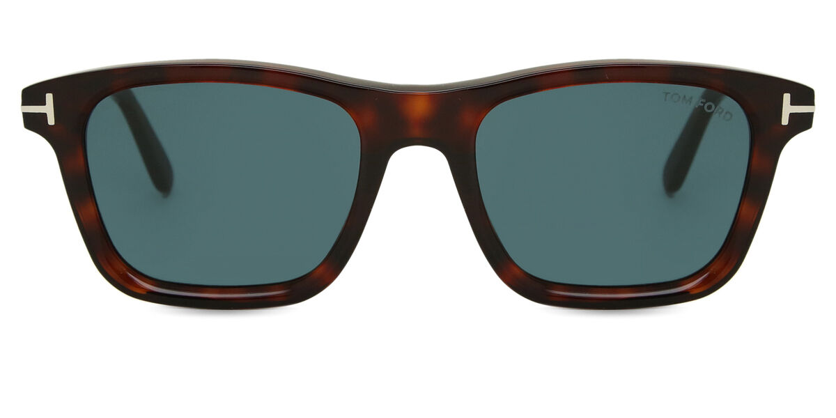 Tom Ford FT1179 BARRON 54V Square Red Tortoise Sunglasses