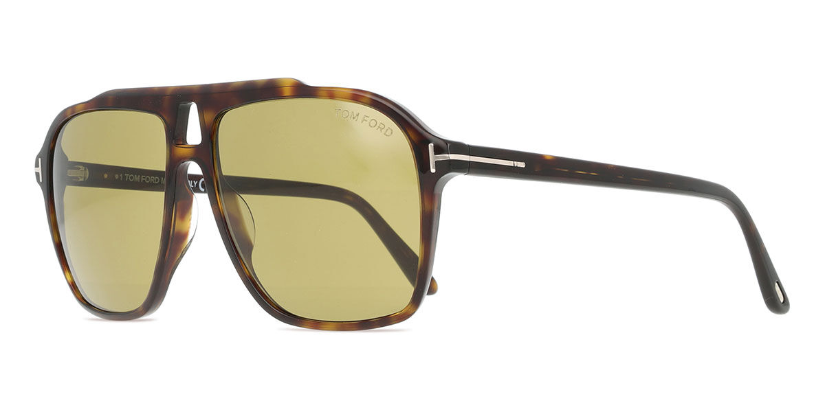Tom Ford FT1209 AUTARI 52N Pilot Dark Tortoise Sunglasses