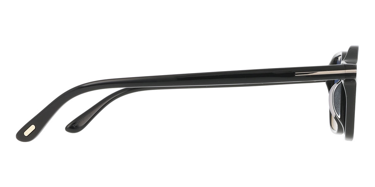 Tom Ford FT1301 JOEY-02 01V Geometric Shiny Black Sunglasses