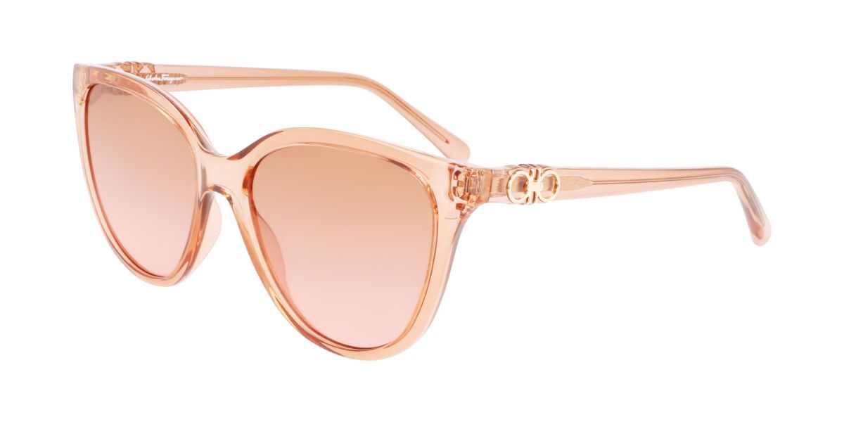 Salvatore Ferragamo Pink Sunglasses – 100% UV Protection & Free